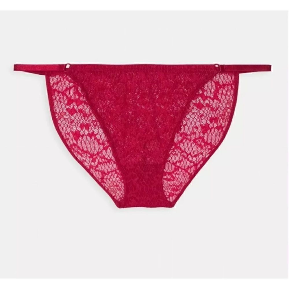 NWT Free  People Tameeka High Waist Undie in Berry Electric Medium